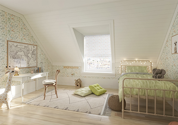 Faceted, Peachy - Twist&Fit Roman Blind - Image 6